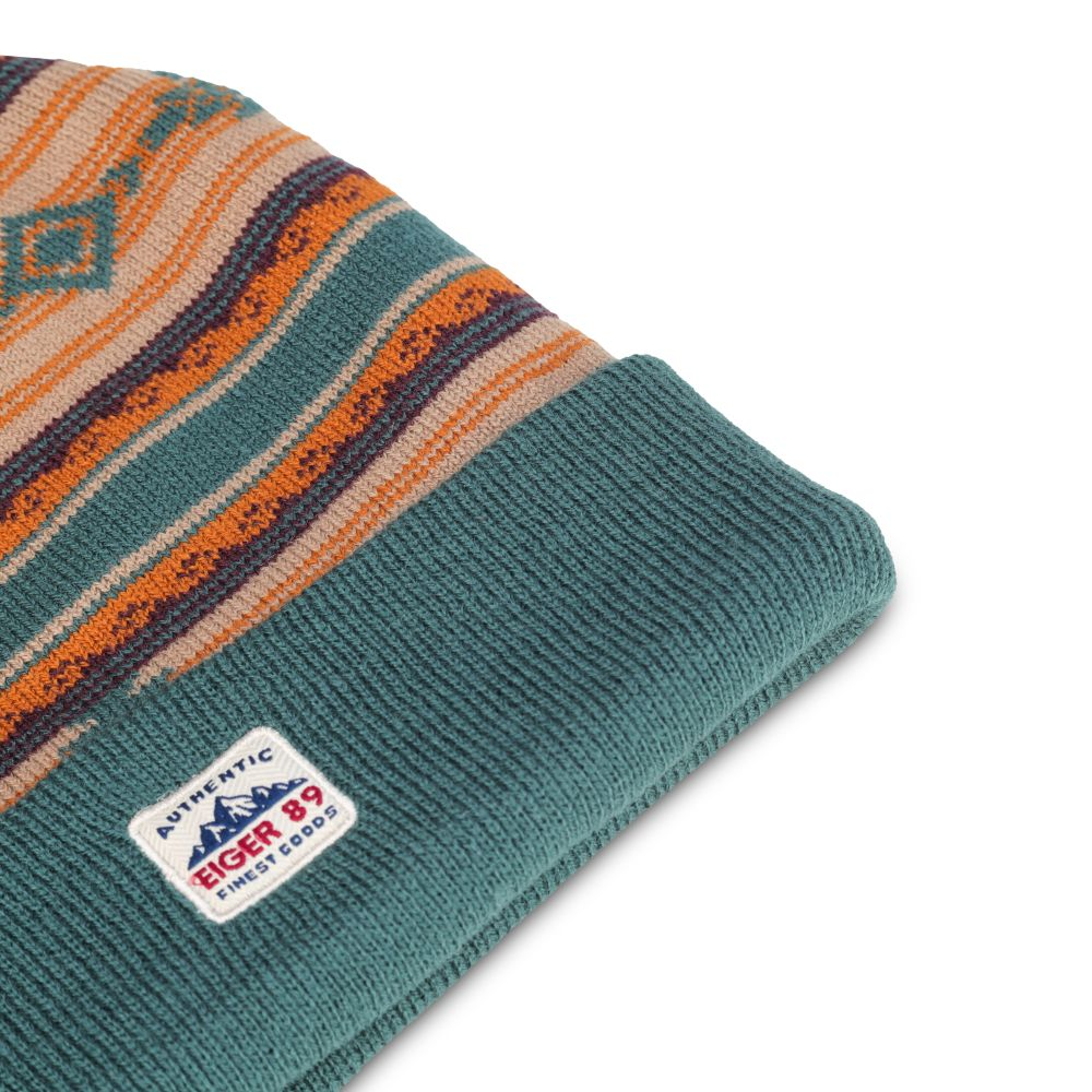 910008650 ETHNIC PATTERN BEANIES WS