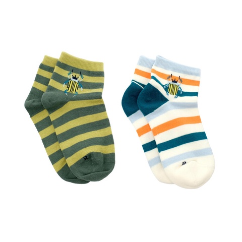 JR MOORLAND LOW CUT STRIPE SOCKS