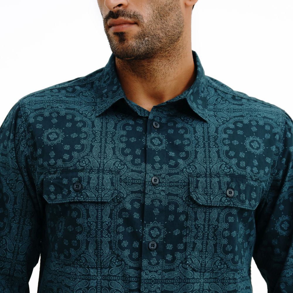 910006799 BLUMEN PAISLEY SHIRT