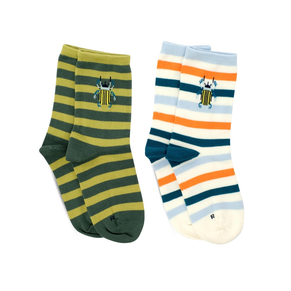JR MOORLAND MID CUT STRIPE SOCKS