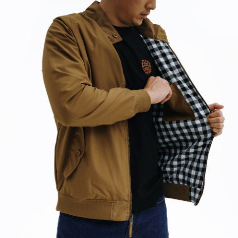 BOULDER HARRINGTON JACKET, BRW, L