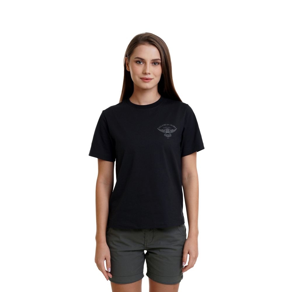 910008729 HER CROWN SS TEES - BLK