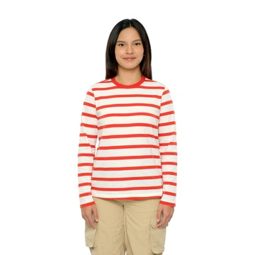 WOMEN RIBBED T-SHIRT LS 1.0